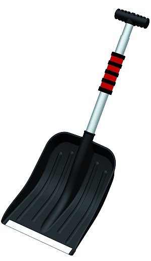 Collapsible snow shovel