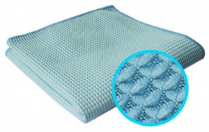 Microfiber cloth - wafer structure