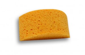 Cellulose Sponge, Half-Round